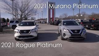 2021 Rogue Platinum & 2021 Murano Platinum Nissan Comparison|Nissan of Cookeville