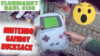 NINTENDO GAMEBOY Rucksack  Flohmarkt Funde eskalieren mal WIEDER! Trödelmarkt Reselling Haul VLOG