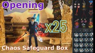 Cabal Online EU 2021 Venus - Opening x25 Chaos Safeguard Box !!!