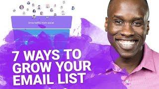 7 Ways to Build Your Email List Faster | GetResponse Conversion Funnels