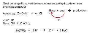 Hoe stel jezelf zuurbase-reacties op? kort