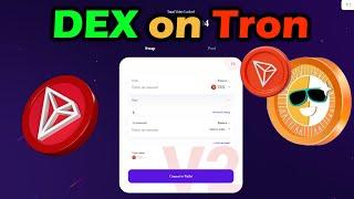 Best DEX on Tron blockchain | Decentralized Exchange on Tron