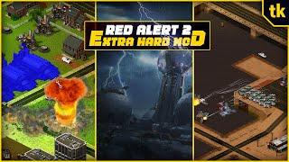 Red Alert 2 | Extra Hard Mod | Battle fortresses of Fail vs 7 Brutal ai