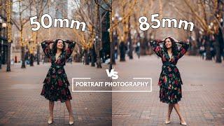 50mm vs 85mm Lens Comparison for Portrait Photography | Which should YOU buy?
