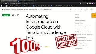 Automating Infrastructure on Google Cloud with Terraform Challenge Lab || GSP345 || Solution