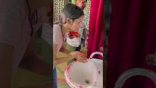 prank with sister part 2 | happy holi funny short | holi funny video 2022 #happyholi #shorts