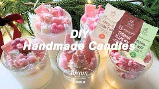 DIY dessert candle | How to make candles at home | handmade freedom coconut soy wax wood wick gifts