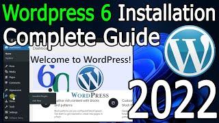 How to Install WordPress 6 on Xampp Server Localhost [2022 Update] Complete Guide Xampp, WordPress