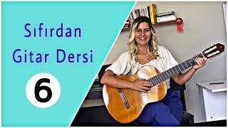 6. Gitar Dersi / Kesme Ritmi / D Akoru / Saydım Şarkısı Öğreniyoruz