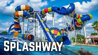 Water Slides at Splashway Water Park in Texas!