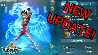 New Update! Hero & Castle Skin! - Lords Mobile