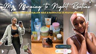 How to be motivated, consistent & build healthy habits + productive MORNING TO NIGHT ROUTINE! 