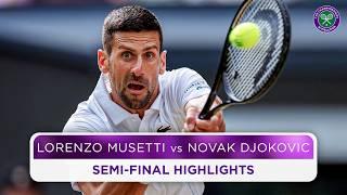 Magic from Novak Djokovic and Lorenzo Musetti | Highlights | Wimbledon 2024