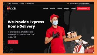 Responsive Food And Restaurant Website Using Bootstrap 5 | How To Make A Responsive Coffee Shop