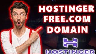 How To Get FREE .COM Domain Name From Hostinger! | Hostinger Tutorial