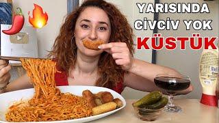 ABİ O HİÇ BESTE KARTAL İZLEMEMİŞ Kİ NERDEN BİLSİN! ACILI NOODLE MUKBANG