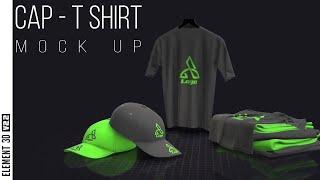 Cap-T Shirt Mock Up After Effects Templates