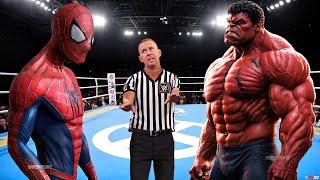 SPIDERMAN VS RED HULK - EPIC BATTLE