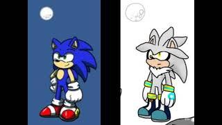 Sonic the Werehog vs Silver the Werehog Transformation Muscle Growth