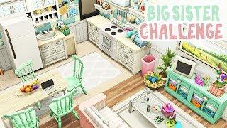 Big Sister Challenge  || The Sims 4 Apartment Renovation: Speed Build