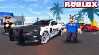 Süper Polis Arabam Oldu!! Çok Hızlı - Panda ile Roblox Ultimate Driving