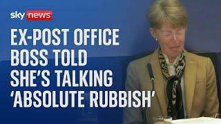 Ex-Post Office boss Paula Vennells accused of talking 'absolute rubbish' as she breaks down in tears