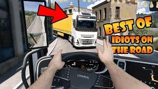 BEST OF Idiots on the road - ETS2MP - Ep. 100-110 | Tony 747 - Best moments + REAL Hands