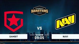   RU  NAVI vs Gambit   BO5 Grand Final / DreamHack Masters Spring 2021