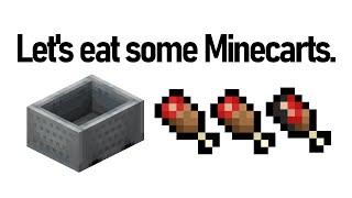 Mojang sneaks in the best EATING UPDATE ever.