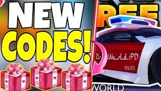  FREE CAR  DRIVE WORLD CODES - ROBLOX DRIVE WORLD CODES 2024