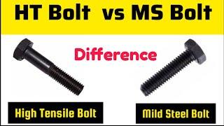 HT Bolt vs MS Bolt में क्या फर्क होता है | Bolt Size