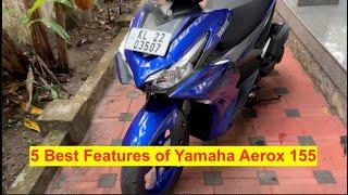 5 Best features of Yamaha Aerox 155 | Aerox 155 Features that you will like