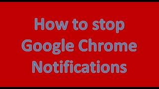 How To disable notification on google chrome browser 2020 !! MUST Watch !!