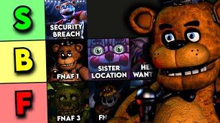 I Ranked EVERY SINGLE FNAF GAME...