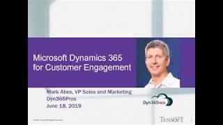 Overview: Dynamics 365 for Customer Engagement - June 2019