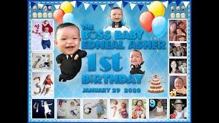 How to make Boss Baby tarpaulin layout design