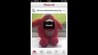 How to Use Pinterest iPhone App | How to Pin Photos from iPhone or iPad