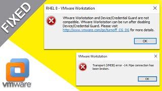VMware Workstation and Device/Credential Guard are not compatible