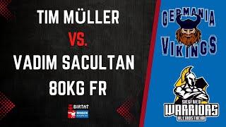 RINGEN DMM 2024 - 80kg FS Tim Müller  vs. Vadim Sacultan