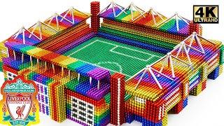 Construir el estadio Anfield del Liverpool FC a partir de bolas magnéticas (satisfactorio)