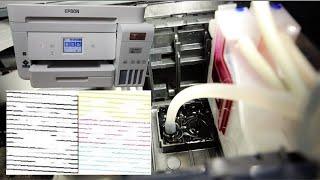 How To Unclog - Clean Epson ET 4850, 4750 - Printing Blank Pages [FIXED]