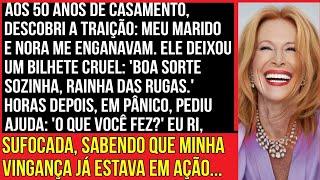 Aos 50 anos de casamento, descobri a traição mais cruel: meu marido e minha nora me enganavam...