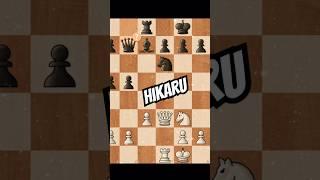 ‼️ Brilliant move by Hikaru #chess #shorts #hikarunakamura