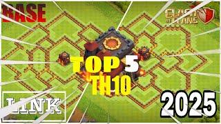 TOP 5 ! Town Hall 10 (TH10) Base Layout + Copy Link 2025 | Clash Of Clans |