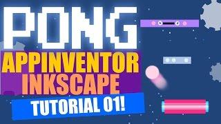 Classic Pong or Arkanoid? game made in Appinventor and Inkscape  | tutorial 01 | azaotl