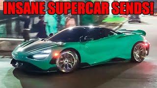 WILDE SUPERCARS VERLASSEN DAS WEIHNACHTS-BENEFIT-TREFFEN AUF SEITLICHER WEISE!