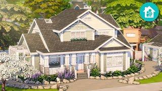 Craftsman Family Home in San Sequoia  The Sims 4 Growing Together Speed Build | No CC​