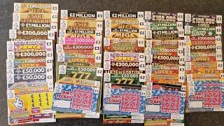 £144 Mix of Allwyn UK National Lottery Scratch Cards Christmas Bonanza!  