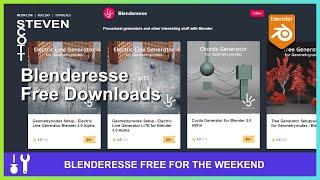 Blenderesse products free on Gumroad for the weekend