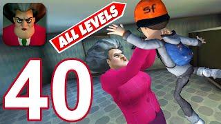 Scary Teacher 3D - Gameplay Walkthrough Part 40 - All Levels (iOS, Android)